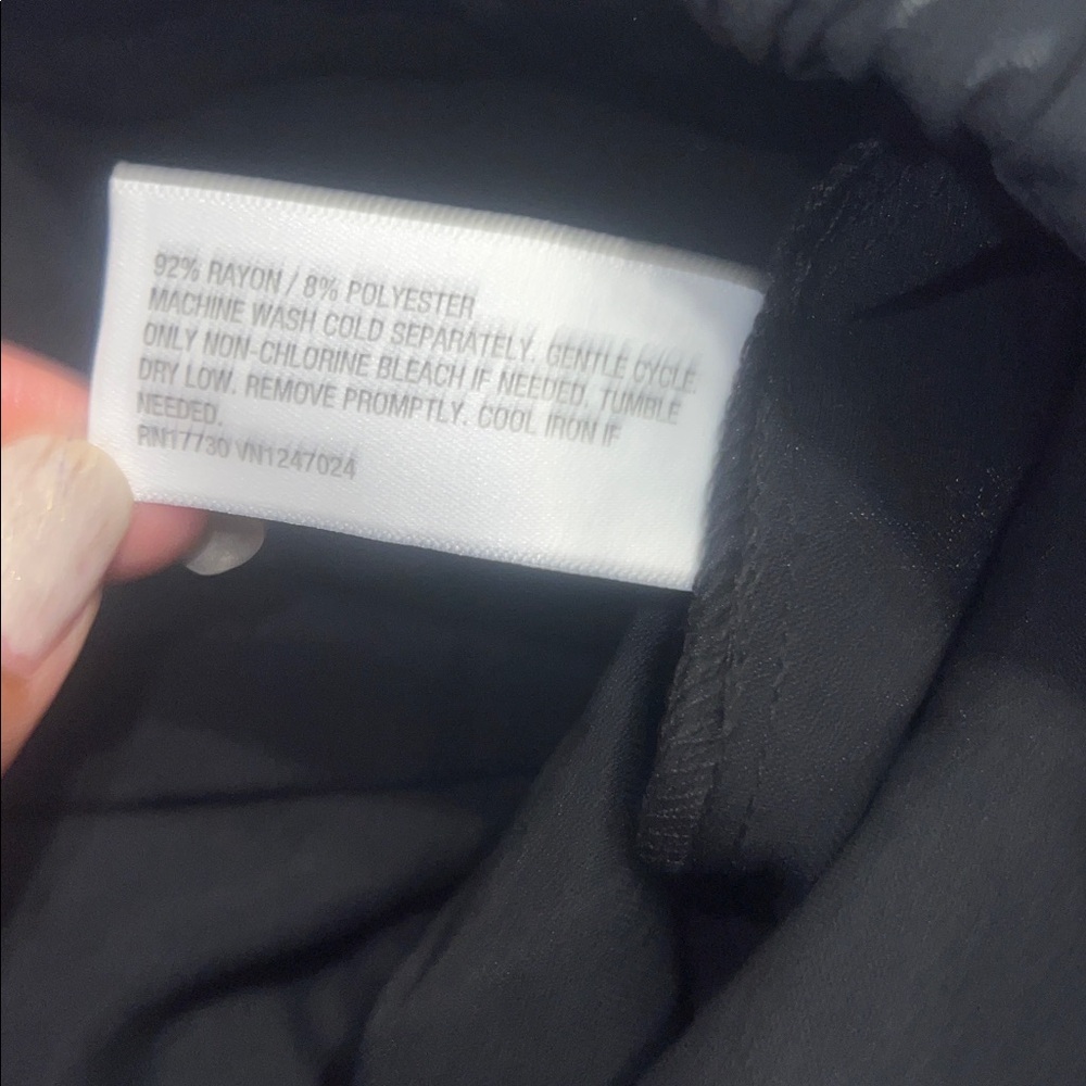 Target A New Day Black Trousers Elastic Waist  - Size 4Long - Picture 6 of 11